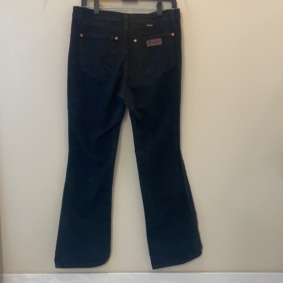 Wrangler with ModCloth black flare jeans size 14 - Picture 4 of 5